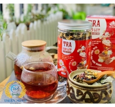 Trà gạo lứt xạ đen đậu đen 700gr 