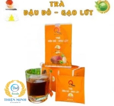 TRÀ ĐẬU ĐỎ & GẠO LỨT túi lọc 110gr (22 gói x 5gr)