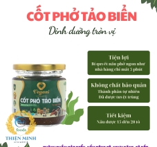 CỐT PHỞ TẢO BIỂN ( CỐT PHỞ CHAY )  TẶNG 1 GÓI PHỞ GẠO LỨT THIỆN MINH 200GR