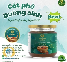 CỐT PHỞ DƯỠNG SINH VEGANI (CỐT PHỞ CHAY CAO CẤP) - Tặng 1 gói muối hồng Thiện Minh 500gr