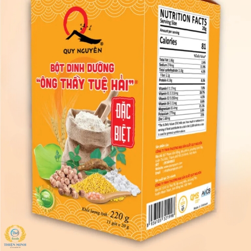BỘT DINH DƯỠNG “ÔNG THẦY TUỆ HẢI” ĐẶC BIỆT  (hộp 220gr)