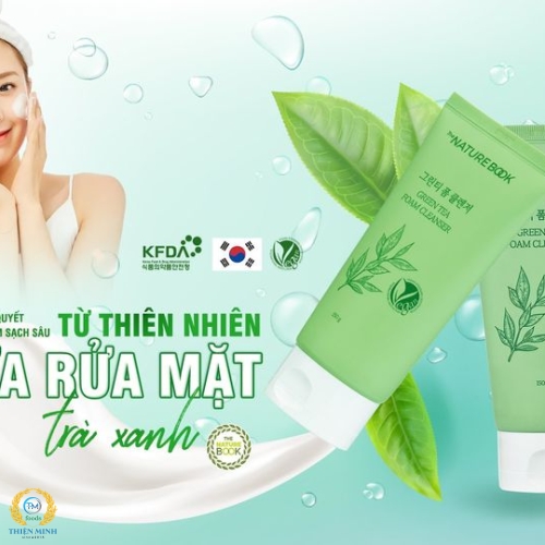 Sữa rửa mặt trà xanh Nature Book