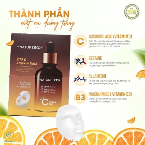 Mặt nạ dưỡng trắng da Vitamin C Ampoule Mask