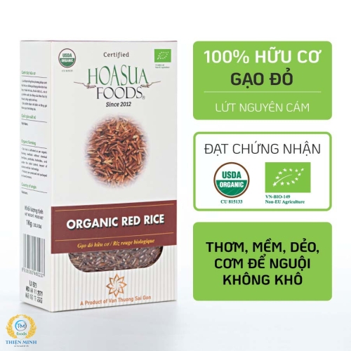 Gạo Lứt Đỏ hữu Cơ Hoa sữa 1kg