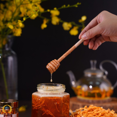 Mật Ong Ngâm Đông Trùng Hạ Thảo