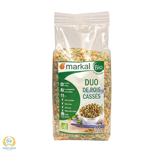 Đậu Hà Lan Hữu Cơ (xanh & vàng) 500g