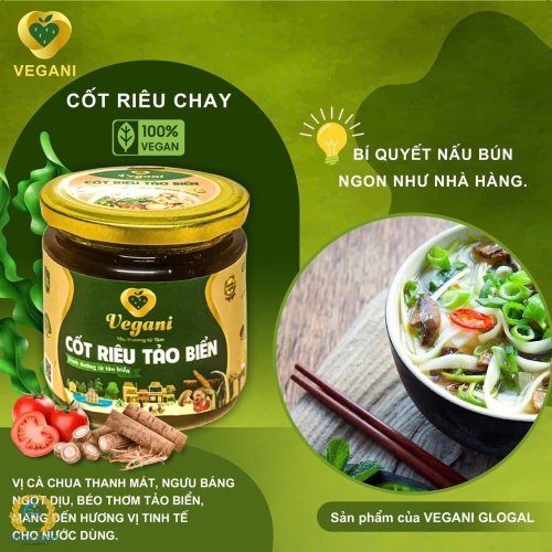 CỐT RIÊU TẢO BIỂN( CỐT BÚN CHAY)  - TẶNG 1 GÓI BÚN GẠO LỨT THIỆN MINH 200GR