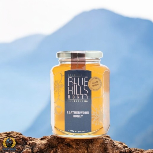 Mật ong leatherwood, leatherwood honey (17.6 oz 500g - blue hills honey)