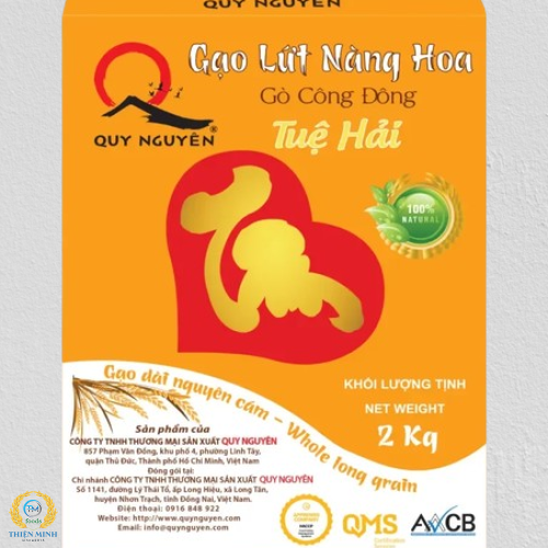 Gạo lứt nàng hoa (hộp 2 kg)