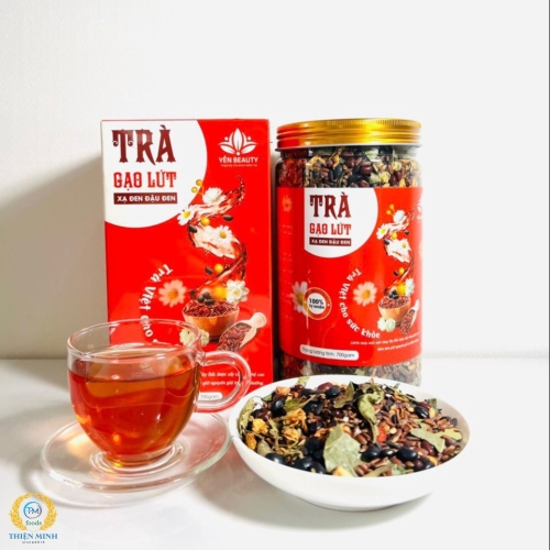 Trà gạo lứt xạ đen đậu đen 700gr 