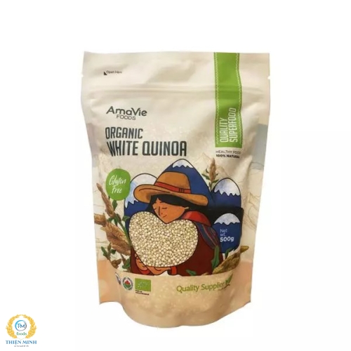 Hạt diêm mạch quinoa trắng hữu cơ 500g