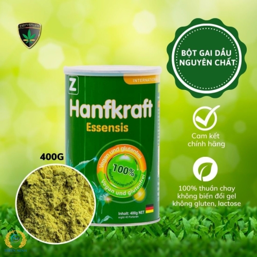  Bột protein gai dầu thuần chay Hanfkraft 400gr