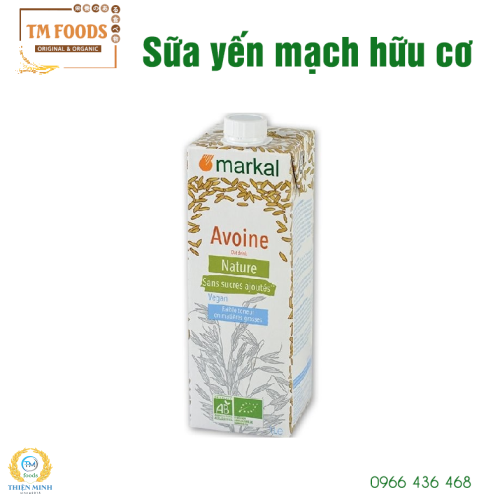 Sữa yến mạch hữu cơ Markal 1L