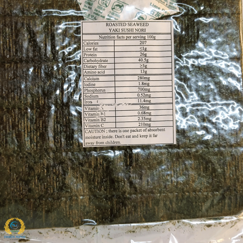 Rong biển khô Yakinori 135 gr