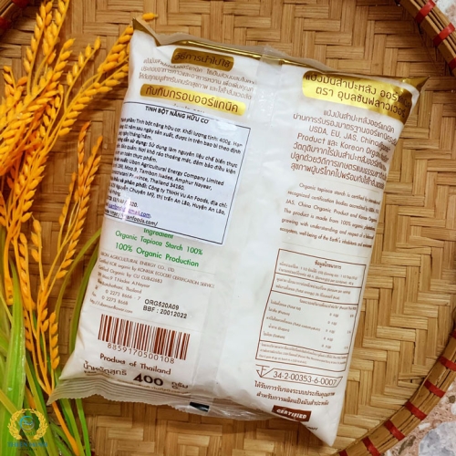 Bột năng hữu cơ Ubon 400g – Organic Tapioca Starch