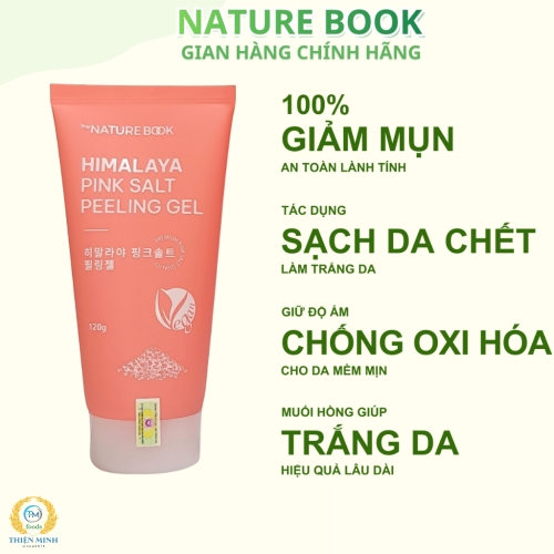 Tẩy da chết muối hồng Himalay Nature Book