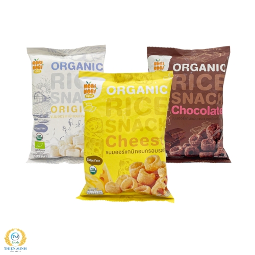 Bánh snack gạo hữu cơ Nobi Nobi 3 vị