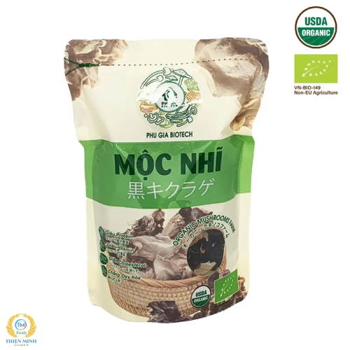 MỘC NHĨ HỮU CƠ NGUYÊN MIẾNG GÓI 100G