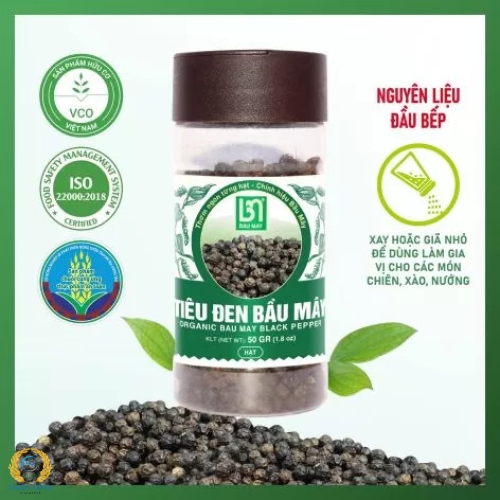 Tiêu Đen hữu cơ 50g