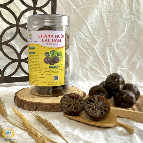 Chanh muối dưỡng sinh đặc biệt (trên 5 năm) 500gr