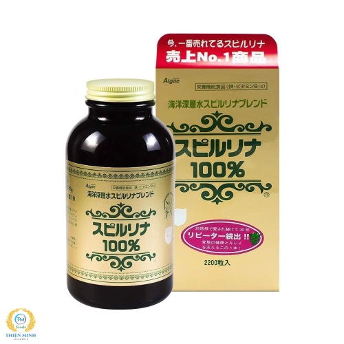  TẢO XOẮN SPIRULINA (CHÍNH HÃNG) NHẬT BẢN 2200 VIÊN