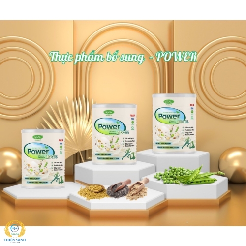 Thực phẩm bổ sung sữa Protein Power 100% từ thực vật cung cấp 9 acid amin thiết yếu