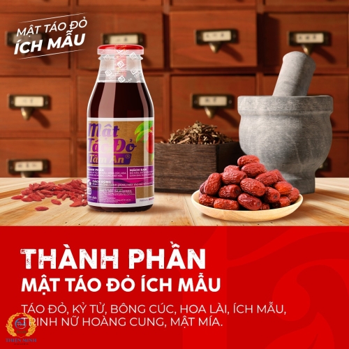 Mật táo đỏ ích mẫu (250ML)