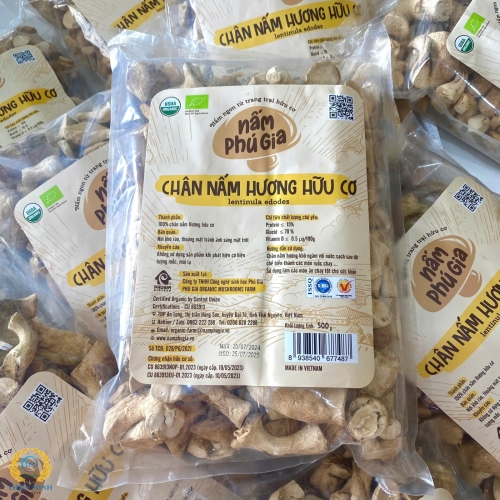 Chân nấm hương hữu cơ - 500gr