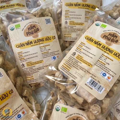 Chân nấm hương hữu cơ - 500gr