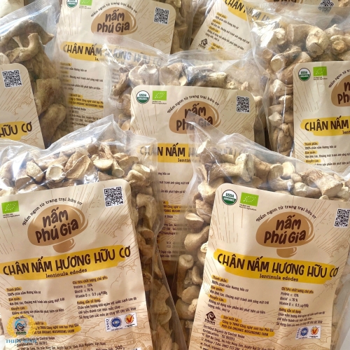 Chân nấm hương hữu cơ - 500gr